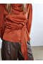 Rmz Gi̇yi̇m Farkiyla Dik Roba Collared Gathered Blouse - 4