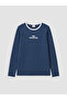 Crew Neck Printed Long Sleeve Girls' T-Shirt - 2