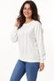 Women's Stone Printed Long Sleeve Mercerized Knitwear Blouse - 2