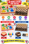 2-Piece Game Set Wooden Ludo + Wooden Chess Family and Children Strategy Intelligence Board Game - 3