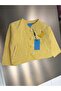 Girl's Banana Embroidered Yellow Gingham Jacket - 3