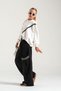Black Children's Trousers with Pocket Stripes - 2
