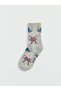 Quality Pieces from Çelebi Store Popular Cartoon Hero Themed Printed Girls' Socks 5-Piece Set - 4