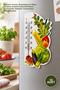 10 Pieces Magnetic Kitchen Thermometer – Magnetic Design, Can Be Hanged on Refrigerator and Metal Surfaces, Decorative Kitchen Thermometer, Magnetic Thermometer
