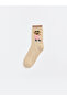 Esvab • Modern & Distinctive Embroidered Girls' Socks, Pack of 5 - 6