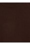 Alita City Brown Knitwear with a Contrast Color Flat Loose & Baggy Women's Tunic - 6