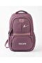 Purple Backpack School Bag with 4 Pockets Water Resistant 45X30X15 cm Size Backpack