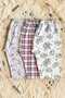 Women's 3-Pack Winter Straight-Leg Below-Knee Patterned Pajamas Relaxed Fit Home Wear - Casual Comfort and Elegance