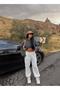 White Flow Jogger Sweatpants