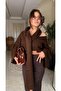 Women's Stella Scarf Collar Casual Crop Knit Sweater - 3