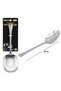 10 Pieces Metal Serving Spoon – 25 cm Chrome-Plated Stainless Steel Serving Spoon, Pilaf Pasta Salad Serving Spoon - 2