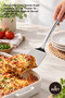 2 Pieces Metal Serving Spatulas – Stainless Steel, Polished Chrome Finish, 27 Cm, Food and Cake Serving, Spatula Server