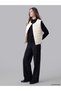Two Mt Shop Quality Lcw Modest Ecru Embroidered Women's Puffer Vest - 2