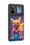 Gm 26 Pro Compatible Printed, Matte Black, Soft Silicone, Protective, Shock Absorbing Cover, Case - 2