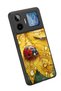 Gm 26 Pro Compatible Printed, Matte Black, Soft Silicone, Protective, Shock Absorbing Cover, Case - 3