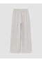 Two Mt Shop Quality Lcw Modest Gray Interlock Plain Loose & Baggy Women's Sweatpants - 6