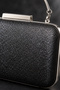 Women's Black Glittery Metal Handle Box Shape Evening Dress Clutch Bag Mlu8007 - 6