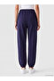 Two Mt Shop Quality Navy Blue Women's Jogger Sweatpants with Elastic Waistband - 4