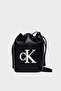 Small Size Signed Monogrammed Bucket Bag