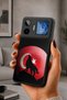 Gm 26 Pro Compatible Printed, Matte Black, Soft Silicone, Protective, Shock Absorbing Cover, Case