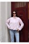 Women's Gingham Patterned Stand Collar Oversize Jacket - 6