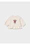Baby Girl Vest Tracksuit Set Beige - 4
