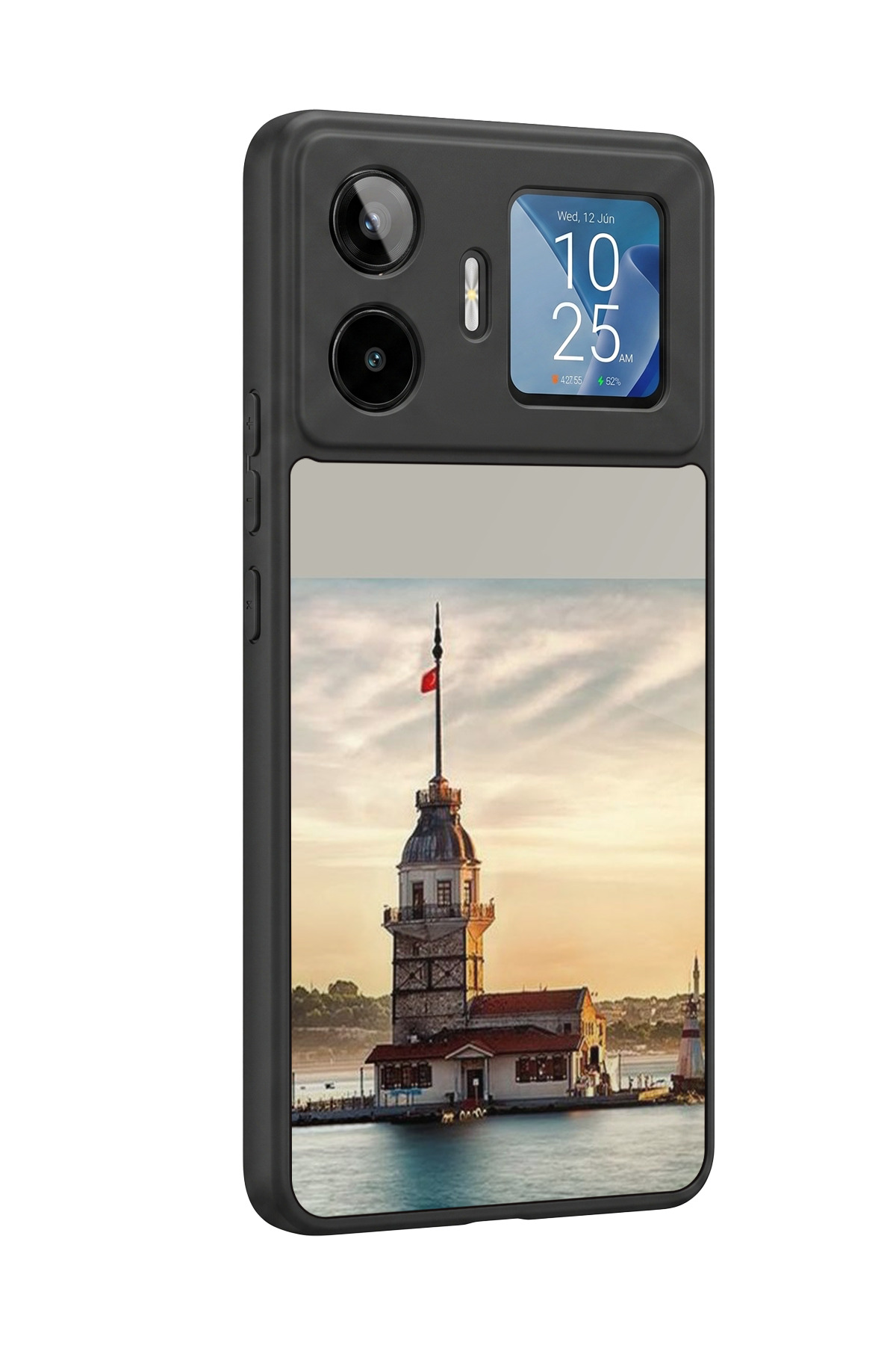 Gm 26 Pro Compatible Printed, Matte Black, Soft Silicone, Protective, Shock Absorbing Cover, Case - 2