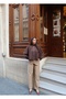 Women's Collar Button Detailed Zippered Flowy Balloon Sleeve Seasonal Jacket - 5