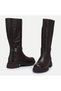 Large Size Women's Genuine Leather Boots 41-42-43-44-Brown - 7
