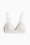 Padded soft pointelle bra