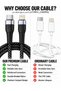 FST43 USB A to Lightning Fast Charging Cable 3M, USB 2.0 Charge & Sync Cable for iPhone, iPad & Lightning Devices - 8