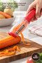10-Piece Peeler with Chamber – Vegetable and Fruit Peeler with Ergonomic Chamber Design, Convenient for Use Peeler Vegetable Peeler