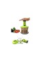 3-Piece Hand Pressed Rondosu – Hand Pressed Vegetable Chopper, Lockable Design, Hand Chopper with Steel Blades, Practical Kitchen Tool - 3