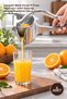 5Pcs Metal Fruit Juicer – Durable Metal Body Hand Press Citrus Lemon Squeezer Harmless Coated Citrus Juicer