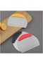 3 Pieces Stainless Steel Dough Cutting Spatulas – Measured Dough Cutting and Shaping, Ergonomic Handle, Dough Scraper - 5