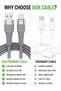 FST41 USB-A to Lightning Fast Charging Cable 3M, Long Lightning Cable for iPhone and iPad, High-Speed Charging and Data Sync Cable, Durable Mobile Phone Charger Cable - 7