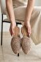 Women's Daily Slippers Knitwear Knitted Embroidered Work Office Home Slippers - 5
