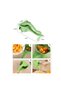 4Pcs Practical Fruit Juicer – Handheld Squeezer, Ergonomic Design, Durable Plastic, for Orange Pomegranate Apple Kiwi, Hand Juicer - 6