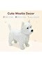 West Highland White Terrier Figurine, Cute Westie Dog Statue, Mini Desk Ornament, Home Decor for Liv - 2