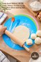5 Pieces Silicone Non-Stick Dough Mat – Food Grade Silicone, 30 cm Diameter, Dough and Cake Rolling Mat, Non-Stick Baking Mat