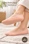 4 Pieces of Foot Comforting Silicone Booties – Soft Medical Silicone, Heel Protector, Home Booties, Foot Care, Heel Protector