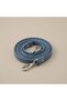 Navy Blue Silicone Hands-Free Dog Collar (35-60 cm) and Walking Leash (180 cm) Set - 3