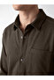 Vizyon New Season Khaki Regular Fit Men's Shirt Jacket - 3