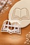 School Themed Dough Sculpting Set / Cookie Mold, Ceramic, Polymer Clay, Play Dough, Sugar Dough - 2
