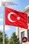 10 Turkish Flags – 50X75 cm Alpaca Fabric, Red Flag with Moon and Star, Outdoor and Corporate Use, Flag