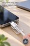 4 Pieces Transparent Silicone Cable Protector – Type-C Compatible Flexible Silicone Cable Protector, Transparent Cable Protector, Cable Protection