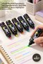 3-Piece Astronaut Highlighter Pen Set – Colorful Highlighter Markers with Astronaut Design, School Office Stationery, Neon Highlighter