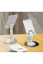2 Pieces Foldable Phone and Tablet Holder Stand – Adjustable Height 360 °   Rotating Base Portable Phone Holder Tablet Stand - 3