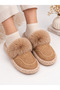 Luxury Fur Detailed Women's Home Slippers Soft Warm Slippers Dowry Gift Slippers Stc1364 - 3