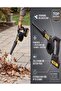 DX2532 Lithium Electric Blower, 21V Cordless Leaf Blower Motor Strength 550, Vacuuming Capability, Leaves & Garbage Blowing, DC 1390 Lithium Battery, 2-in-1 Blow & Vacuum - 3